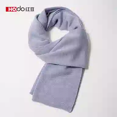 红豆 保暖 加厚 简约 时尚 羊毛 绒线围巾 女款