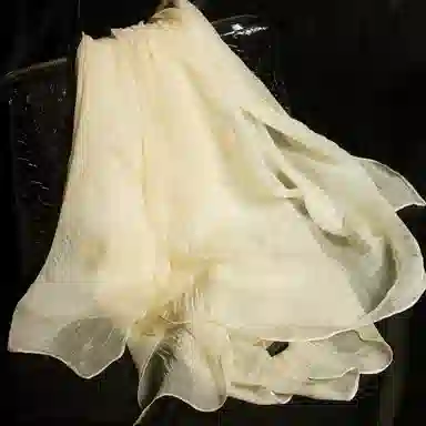 红豆 真丝长巾轻盈柔软围巾经典设计简约时尚大方 桑蚕丝 丝巾 女款