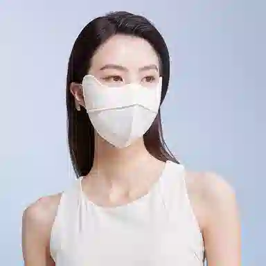 红豆 防紫外线脸基尼鱼骨支撑透气不闷 氨纶 防晒面罩 女款