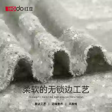 红豆 保暖加厚时尚百搭 羊毛 绒线围巾 女款