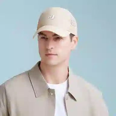 红豆 帽子夏季防晒速干户外运动休闲登山钓鱼遮阳 锦纶 鸭舌帽 男女同款情侣款