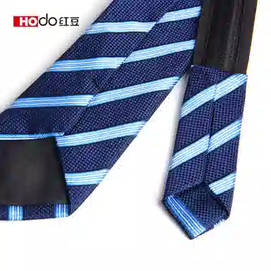 红豆 商务休闲英伦免打结 涤纶丝 领带 男款