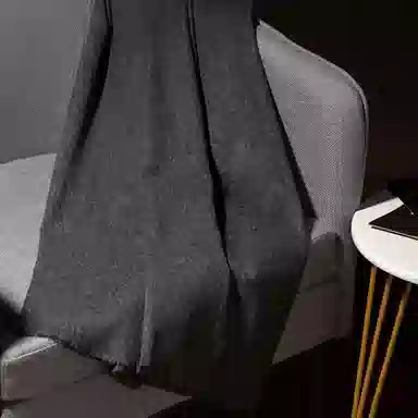 红豆 品牌毛绒粗纺斜纹披肩两用 丝光毛 绒线围巾 男女同款情侣款