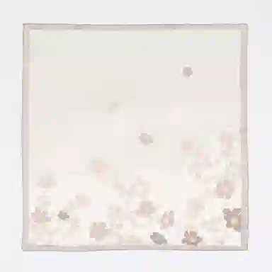 红豆 真丝时尚小方巾 经典设计简约大方 桑蚕丝 丝巾 女款