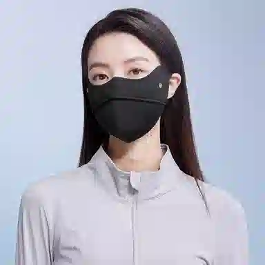 红豆 防紫外线脸基尼鱼骨支撑透气不闷 氨纶 防晒面罩 女款