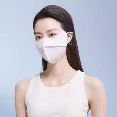 红豆 防紫外线脸基尼鱼骨支撑透气不闷 氨纶 防晒面罩 女款