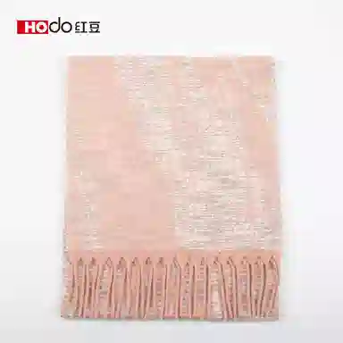 红豆 保暖加厚时尚百搭 羊毛 绒线围巾 女款