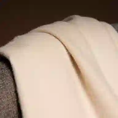 红豆 简约经典纯色优雅保暖百搭 混纺 绒线围巾 男女同款情侣款