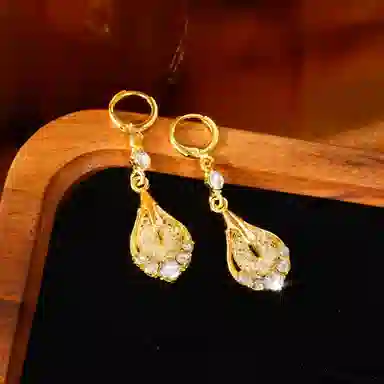 澜耀 日韩 气质文艺极简高级感几何 铜合金 耳环 女款