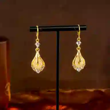 澜耀 日韩 气质文艺极简高级感几何 铜合金 耳环 女款