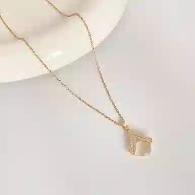 澜耀 轻奢小众设计感配饰 高级气质 钛钢 项链 男女同款情侣款