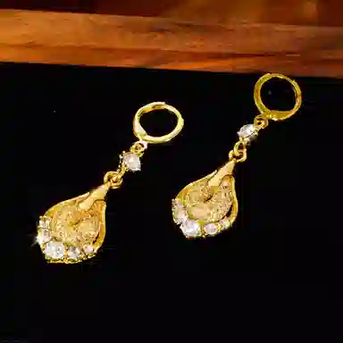 澜耀 日韩 气质文艺极简高级感几何 铜合金 耳环 女款