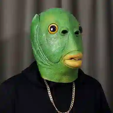 极慧猫 可爱绿头鱼 创意萌趣显眼包 玩具