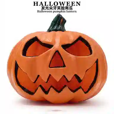 极慧猫 尖牙笑脸南瓜 发光玩具