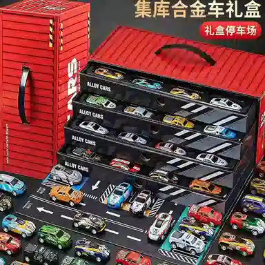 极慧猫 迷你回力小汽车 成品模型