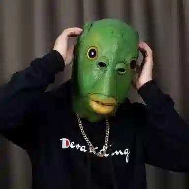 极慧猫 可爱绿头鱼 创意萌趣显眼包 玩具