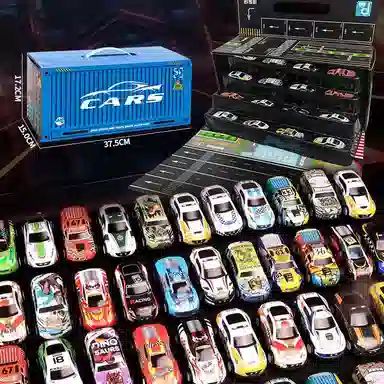 极慧猫 迷你回力小汽车 成品模型