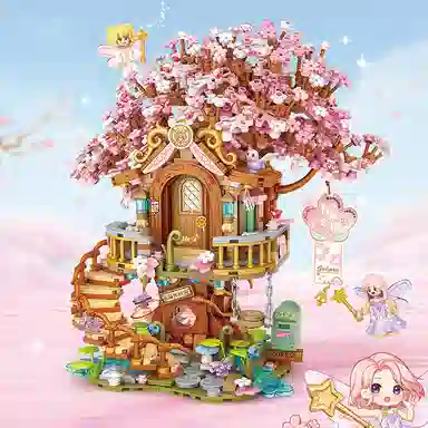 极慧猫 樱花树屋 其他拼装模型