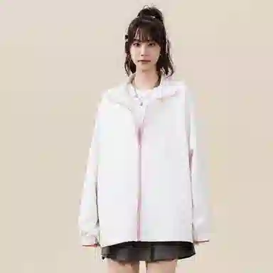 Doraemon Reversible Gradient Cartoon Logo Jacket