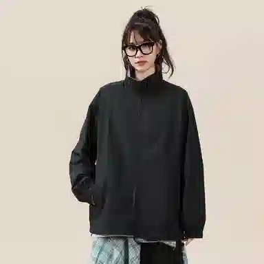 Doraemon Reversible Gradient Cartoon Logo Jacket