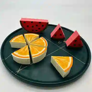 顽顽  化妆工具通用橙片粉扑 打底