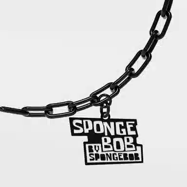 SpongeBob SquarePants Black Gold Crossbody Bag