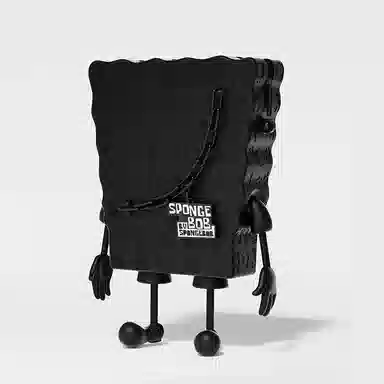 SpongeBob SquarePants Black Gold Crossbody Bag