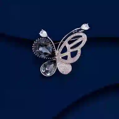 Violet Butterfly Brooch