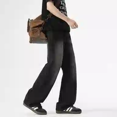 DOENU Vintage High Waist Straight Jeans