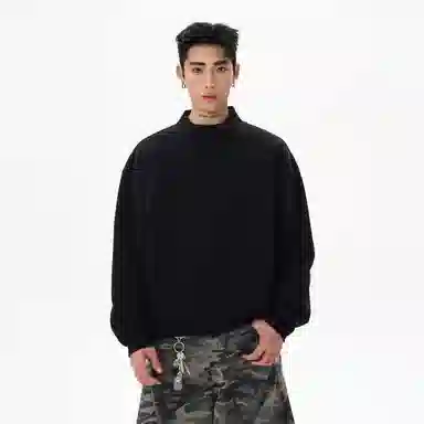 悍戈 美式复古小众高级慵懒风百搭休闲长袖上衣卫衣 男女同款