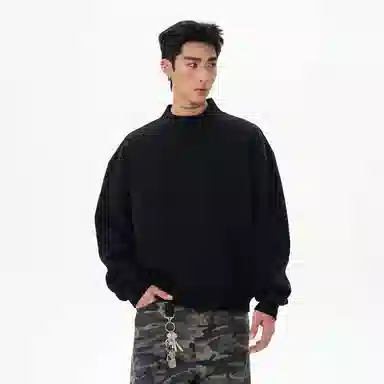 悍戈 美式复古小众高级慵懒风百搭休闲长袖上衣卫衣 男女同款