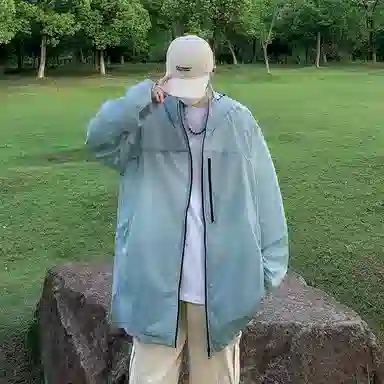 木木兔 户外潮流设计感百搭慵懒风户外运动日常通勤防晒服 男款