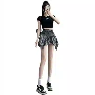 哒头下雨不愁 简约优雅通勤休闲短裙 女款