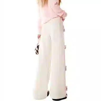 哒头下雨不愁 宽松直筒长裤休闲裤 女款