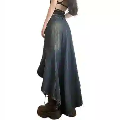 Da Tou Denim Skirt