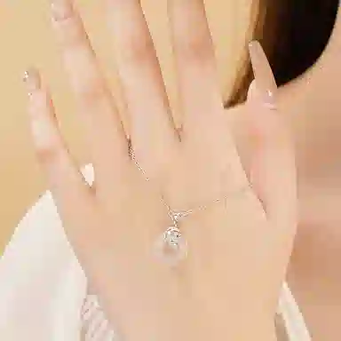 佐卡伊 星月平安扣 好运常在圆满幸福温柔气质优雅气质小众百搭高级浪漫感#好运 玉髓 玉石项链 女款