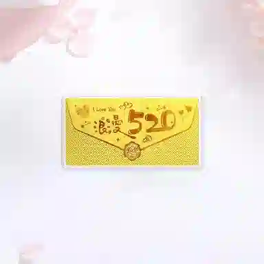 佐卡伊 浪漫小众个性收藏储蓄储值好运 金 金 男女同款情侣款