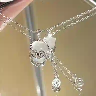 佐卡伊 好运葫芦 小众新中式招财转运 流苏简约个性优雅气质百搭高级感#好运 玉髓 项链 女款