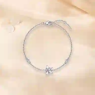 佐卡伊 幸运星 精致轻奢小众优雅甜美 气质通勤日常百搭#好运 琉璃 手链 女款