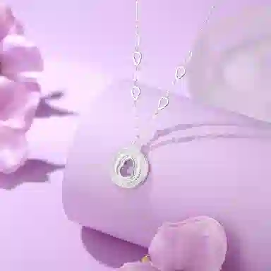 佐卡伊 葫芦 新中式轻奢旺财加强能量福禄双全 简约小众显白百搭锁骨链#好运天然 紫水晶 项链 女款