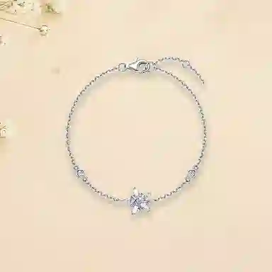 佐卡伊 幸运星 精致轻奢小众优雅甜美 气质通勤日常百搭#好运 琉璃 手链 女款