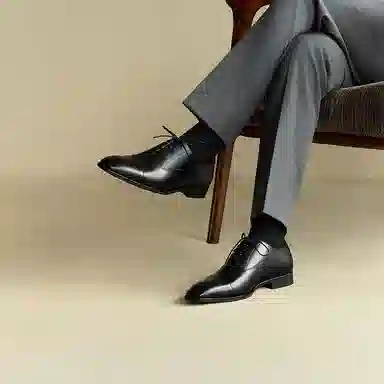 THOM WILLS Oxford Thick Sole Black