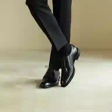 Thom Wills Derby Shoes Black