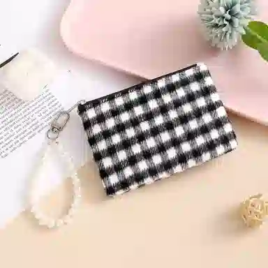 掐尖 小巧甜美百搭 棉绒布 零钱包 常规 女款 多色