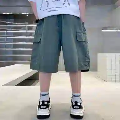 泰迪珍藏 简约透气个性五分短裤 儿童款