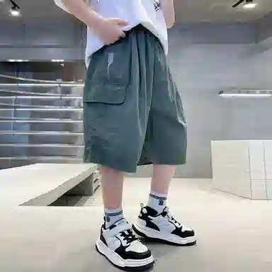 泰迪珍藏 简约透气个性五分短裤 儿童款