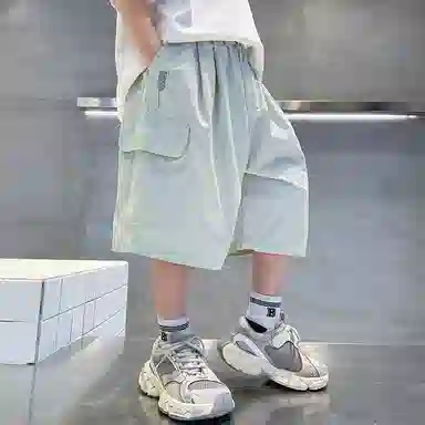 泰迪珍藏 简约透气个性五分短裤 儿童款