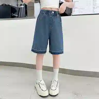 泰迪珍藏 简约个性亲肤五分短裤 儿童款