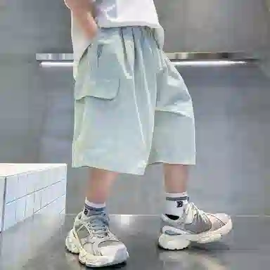 泰迪珍藏 简约透气个性五分短裤 儿童款