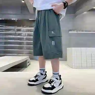 泰迪珍藏 简约透气个性五分短裤 儿童款